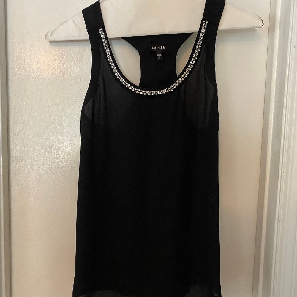 Express Women's Black Tank Top